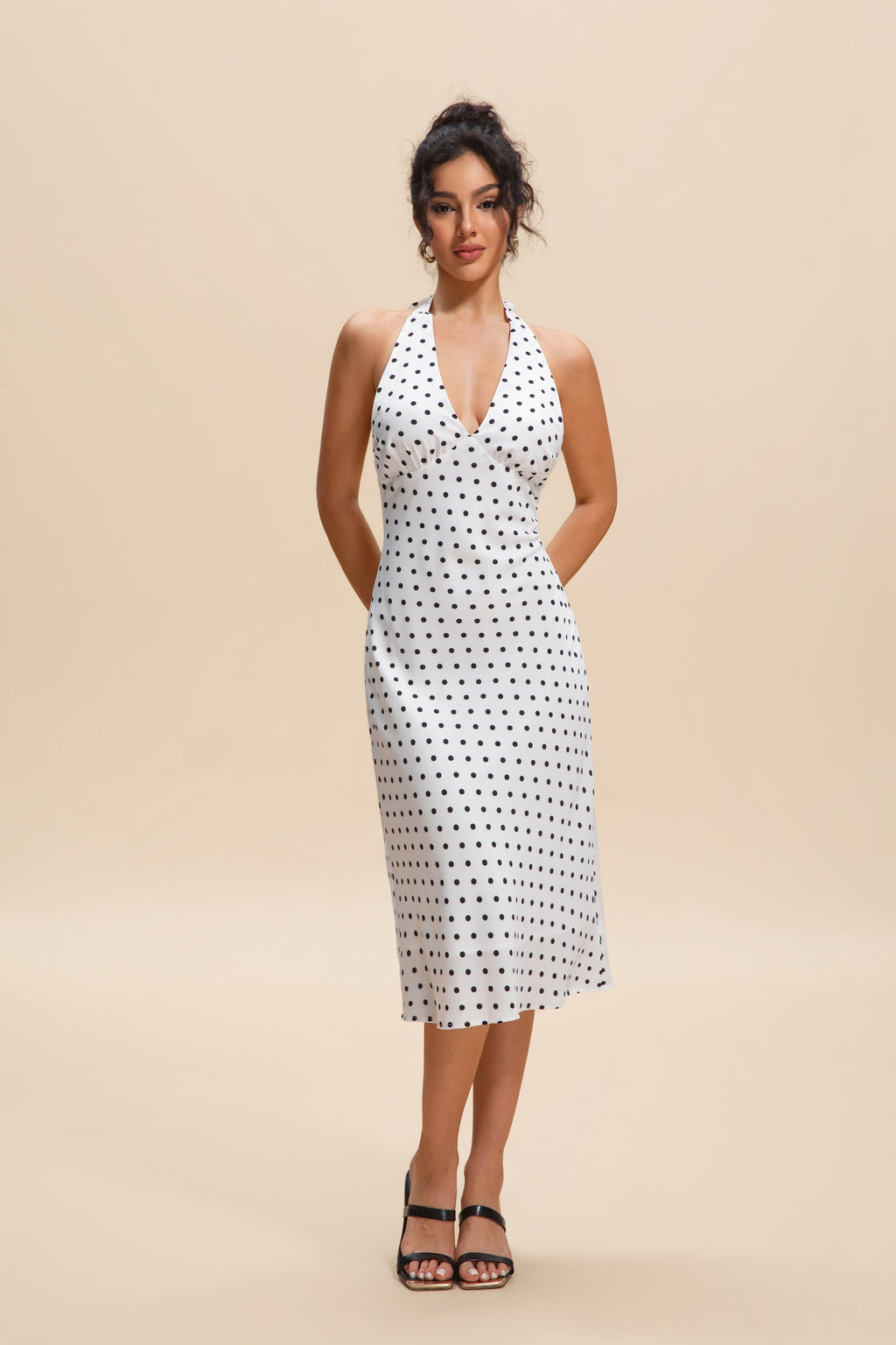 Pallino Halter Dress