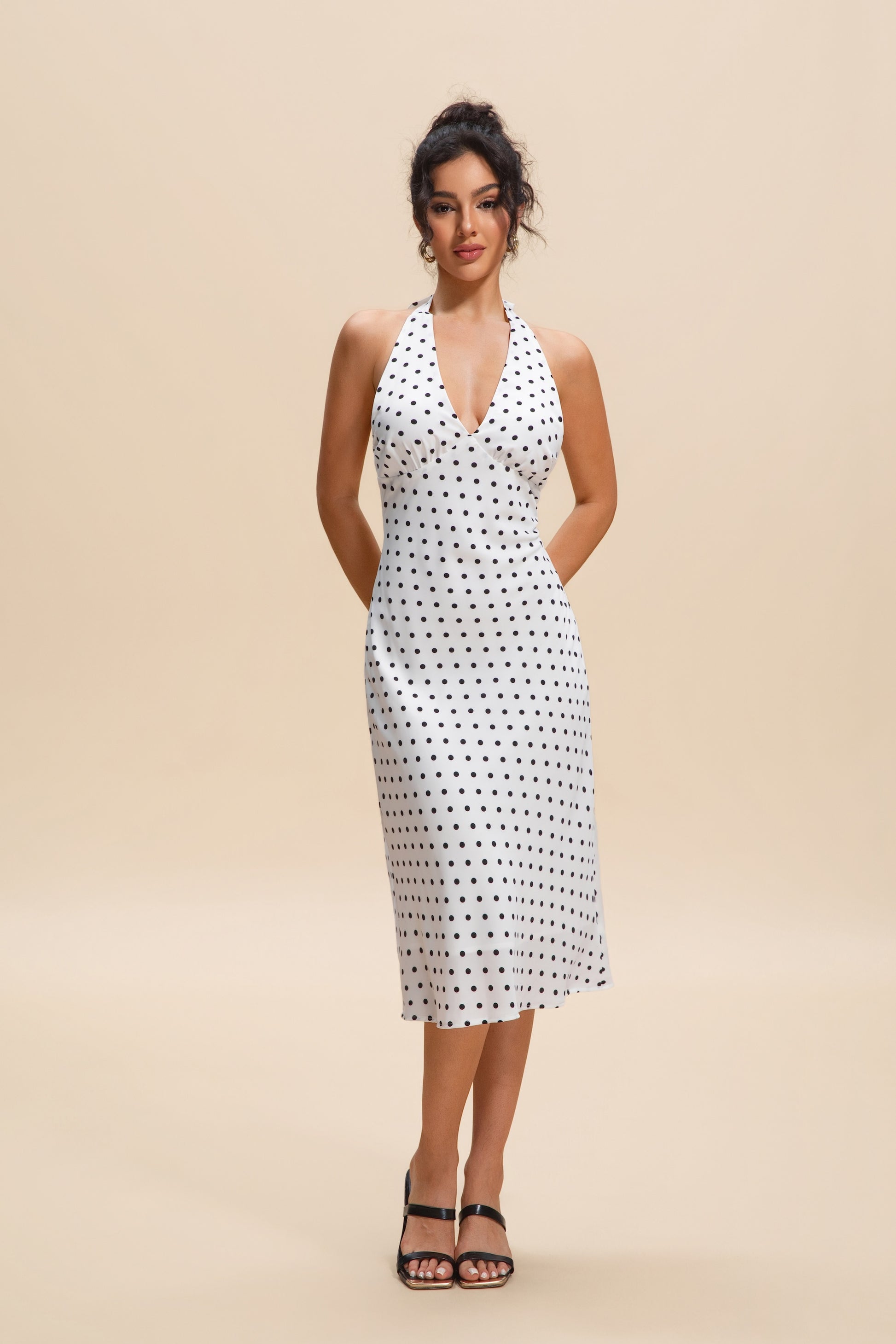 Pallino Halter Dress