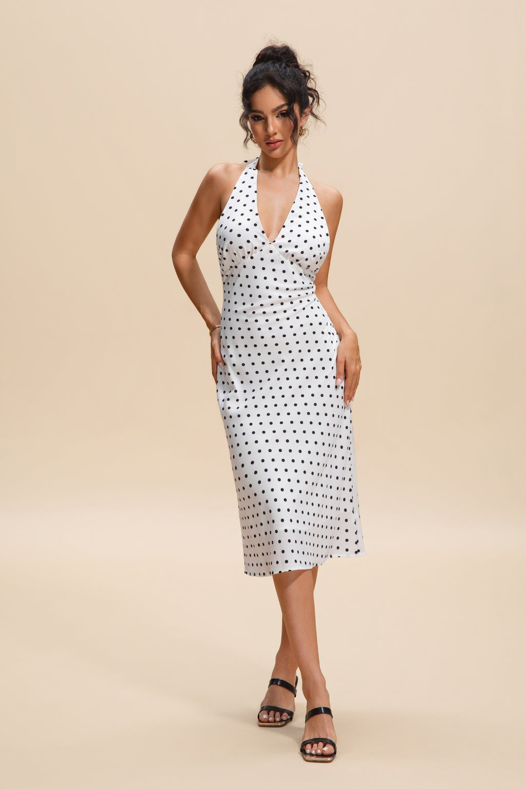 Pallino Halter Dress