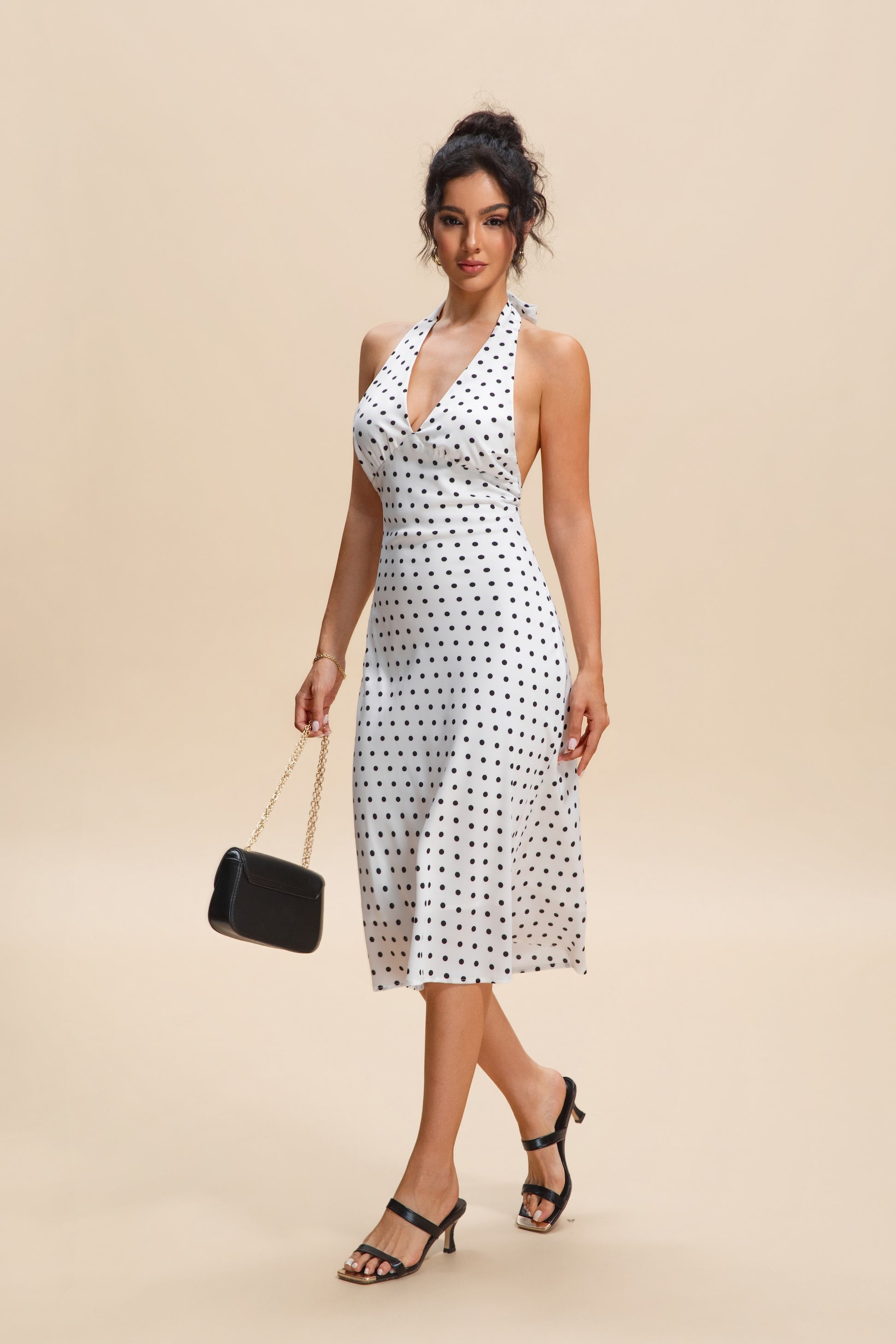Pallino Halter Dress