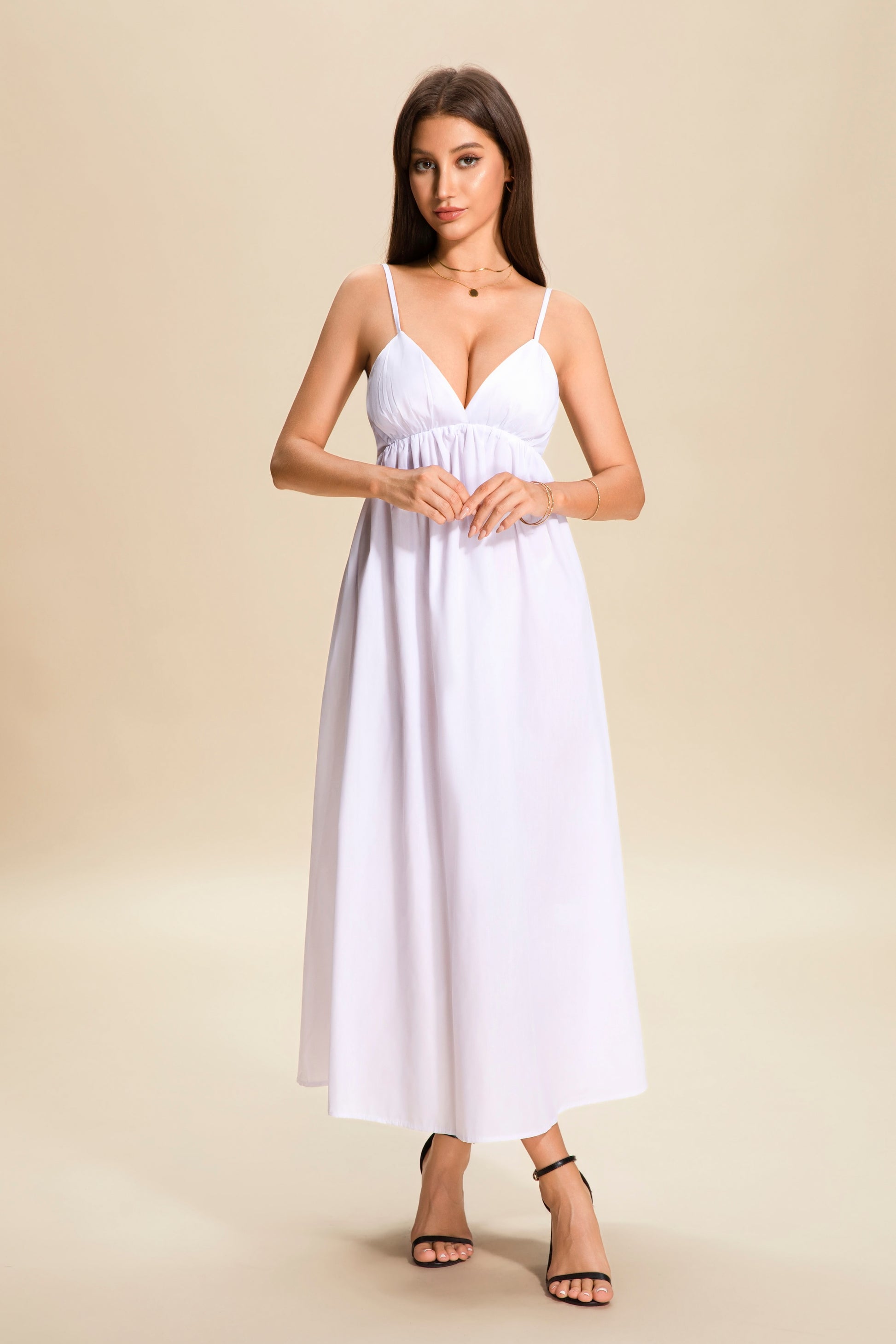 Laguna Poplin Maxi Dress