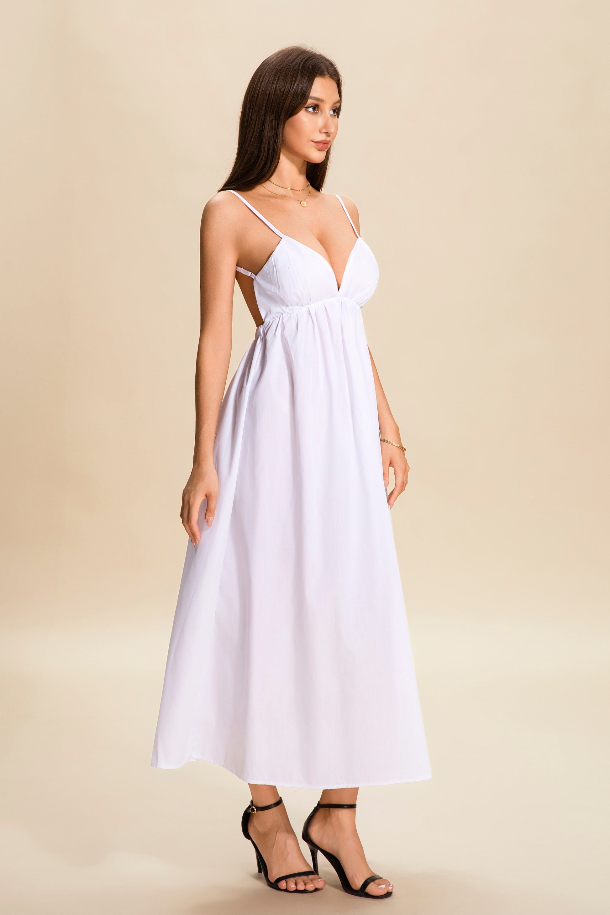 Laguna Poplin Maxi Dress