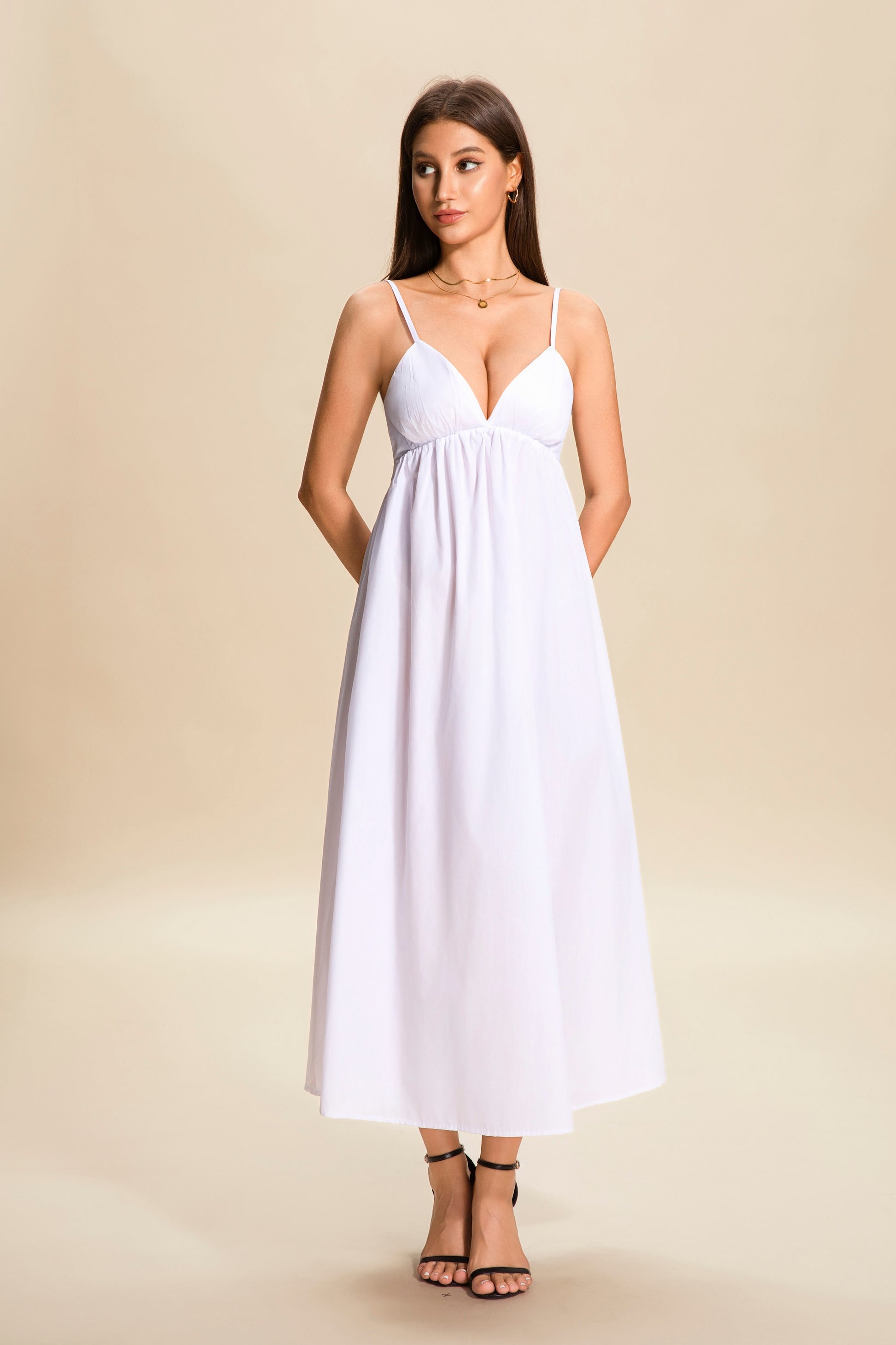 Laguna Poplin Maxi Dress