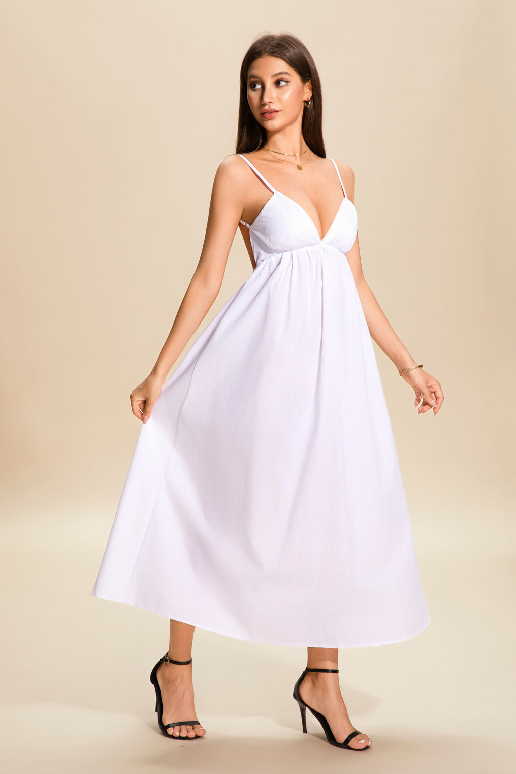 Laguna Poplin Maxi Dress