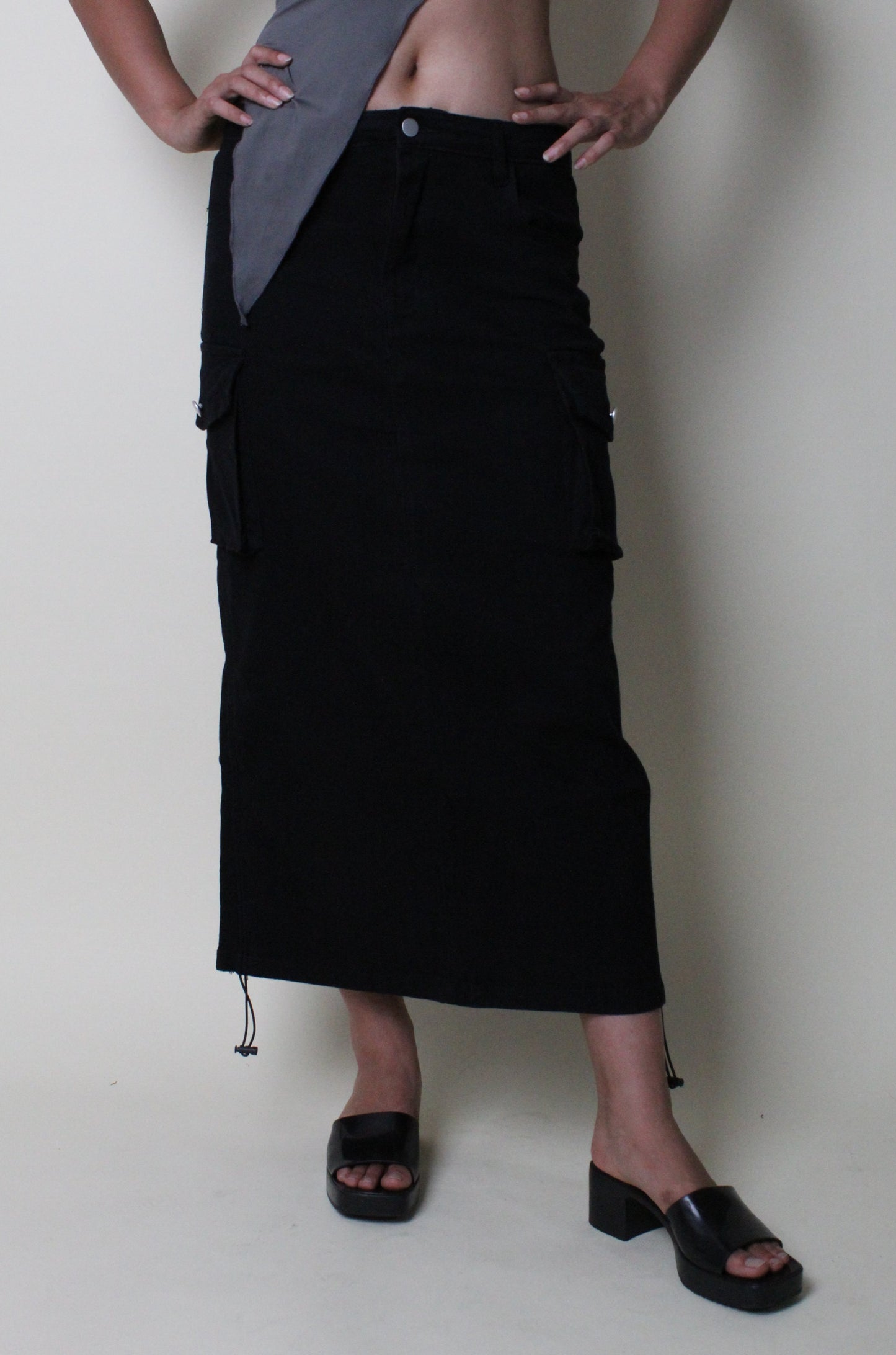 Cargo Maxi Skirt