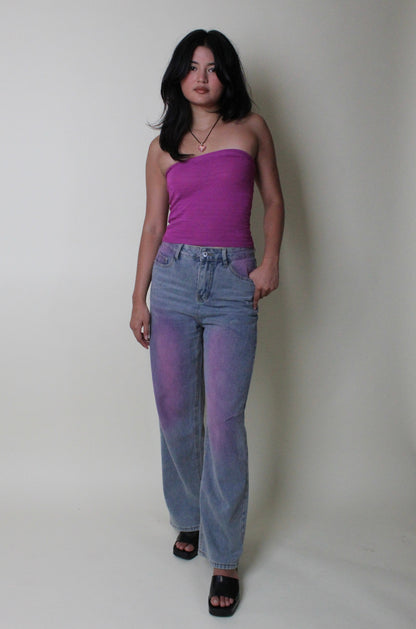 Blush Loose Fit Jean - Orchid